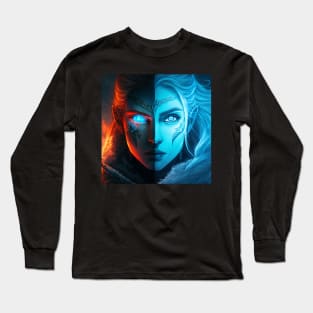 Viking Female Frost and Fire Long Sleeve T-Shirt